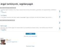 Tablet Screenshot of angolkonyvek.blogspot.com
