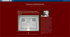 Desktop Screenshot of fundaciondepoetas.blogspot.com