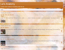 Tablet Screenshot of leisanatomy.blogspot.com