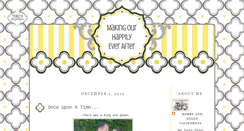 Desktop Screenshot of makingourhappilyeverafter.blogspot.com