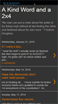 Mobile Screenshot of kindwordand2x4.blogspot.com