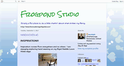 Desktop Screenshot of frogpondstudio.blogspot.com