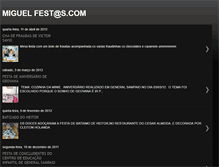 Tablet Screenshot of miguel-fest.blogspot.com