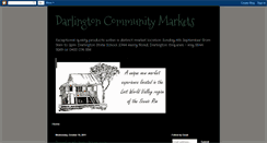 Desktop Screenshot of darlingtoncommunitymarkets.blogspot.com