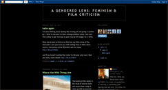 Desktop Screenshot of agenderedlens.blogspot.com
