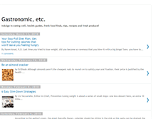 Tablet Screenshot of gastronomicbiznest.blogspot.com