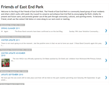 Tablet Screenshot of friendsofeastendpark.blogspot.com