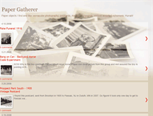 Tablet Screenshot of papergatherer.blogspot.com