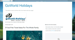 Desktop Screenshot of goworldholidays.blogspot.com