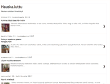 Tablet Screenshot of hauskajuttu.blogspot.com