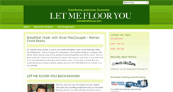 Desktop Screenshot of letmeflooryou.blogspot.com