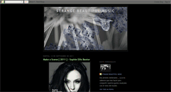 Desktop Screenshot of beautiful-strange-music.blogspot.com