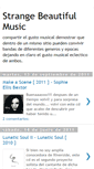 Mobile Screenshot of beautiful-strange-music.blogspot.com