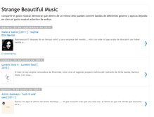 Tablet Screenshot of beautiful-strange-music.blogspot.com