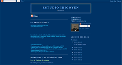 Desktop Screenshot of estudioirigoyen.blogspot.com