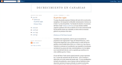 Desktop Screenshot of decrecimientoencanarias.blogspot.com