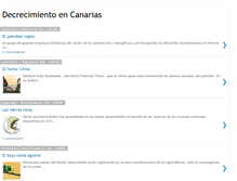 Tablet Screenshot of decrecimientoencanarias.blogspot.com