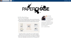 Desktop Screenshot of paperchasedesignblog.blogspot.com