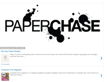 Tablet Screenshot of paperchasedesignblog.blogspot.com