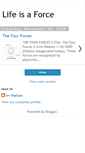 Mobile Screenshot of lifeisaforce.blogspot.com