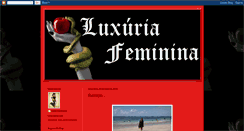 Desktop Screenshot of luxuriafeminina.blogspot.com