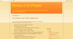 Desktop Screenshot of moneyisforpeople.blogspot.com