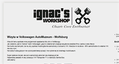 Desktop Screenshot of ignacsworkshop.blogspot.com