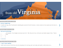 Tablet Screenshot of fromoldvirginia.blogspot.com