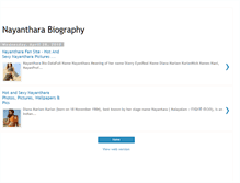 Tablet Screenshot of nayanthara-biography.blogspot.com