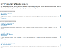 Tablet Screenshot of inversionesfundamentales.blogspot.com