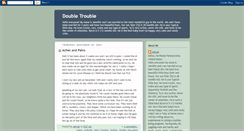 Desktop Screenshot of doubletrouble-jenrae.blogspot.com