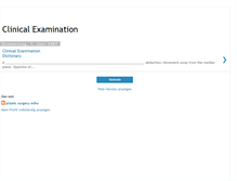 Tablet Screenshot of clinicalexam.blogspot.com