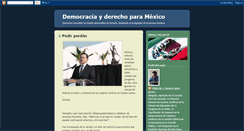 Desktop Screenshot of democraciayderecho.blogspot.com