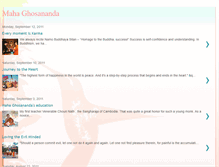 Tablet Screenshot of mahaghosananda.blogspot.com