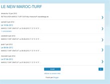 Tablet Screenshot of maroc-turf1.blogspot.com