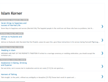 Tablet Screenshot of islam-korner.blogspot.com