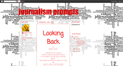 Desktop Screenshot of journalismprompts.blogspot.com