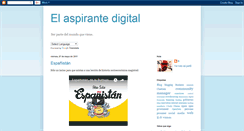 Desktop Screenshot of elaspirantedigital.blogspot.com