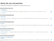 Tablet Screenshot of diariodeunacincuentona.blogspot.com