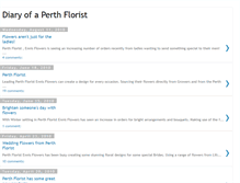 Tablet Screenshot of perthflorist.blogspot.com
