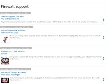 Tablet Screenshot of firewall-support.blogspot.com