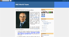 Desktop Screenshot of msiworldteam.blogspot.com