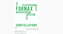 Desktop Screenshot of barnardfornaxconstellation.blogspot.com