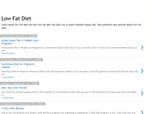 Tablet Screenshot of low-fat-diet.blogspot.com