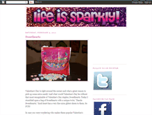 Tablet Screenshot of lifeissparkly.blogspot.com