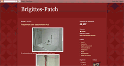 Desktop Screenshot of brigittesd-patchwork.blogspot.com