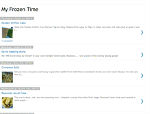 Tablet Screenshot of myfrozentime.blogspot.com