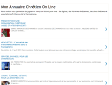 Tablet Screenshot of annuaire-monannuairechretienonline.blogspot.com