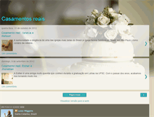 Tablet Screenshot of casamentosreais.blogspot.com