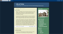 Desktop Screenshot of lifeattrinita.blogspot.com